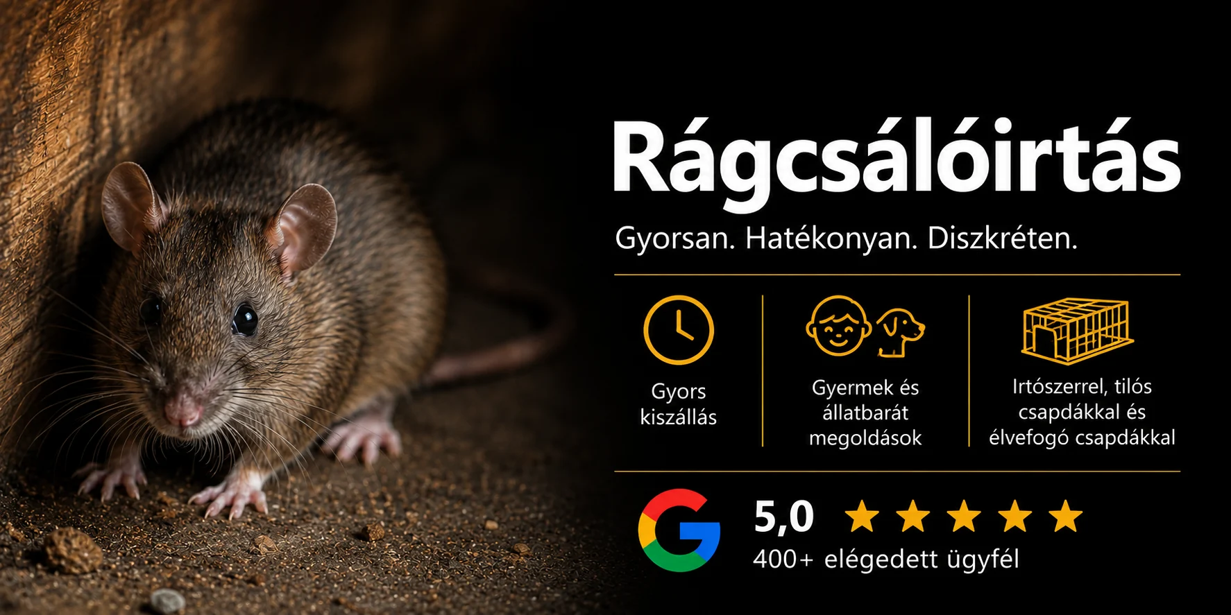 Agrohydro - Rágcsálóirtás