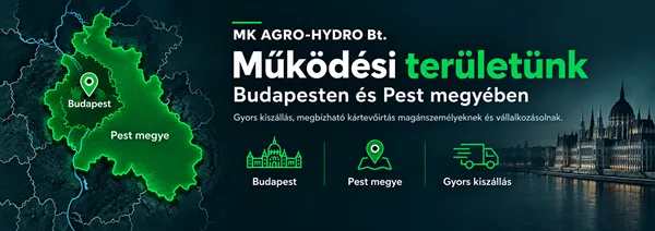 Agrohydro kártevőirtás - működési terület