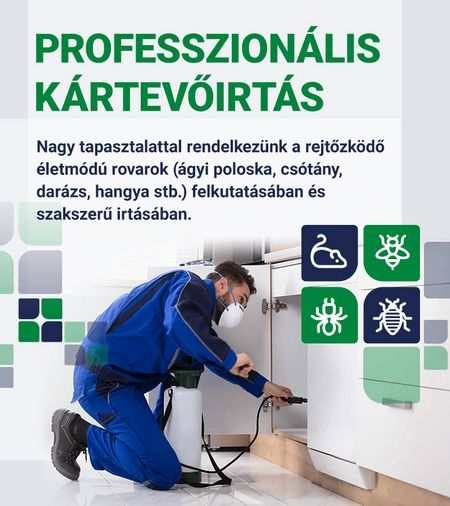 rovarirtás - kártevőirtás
